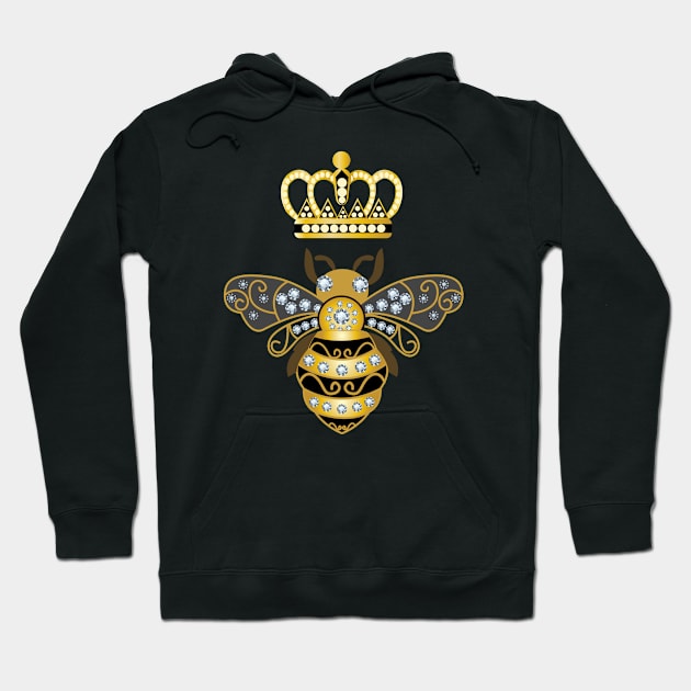 queen bee Hoodie by CreativeShirt